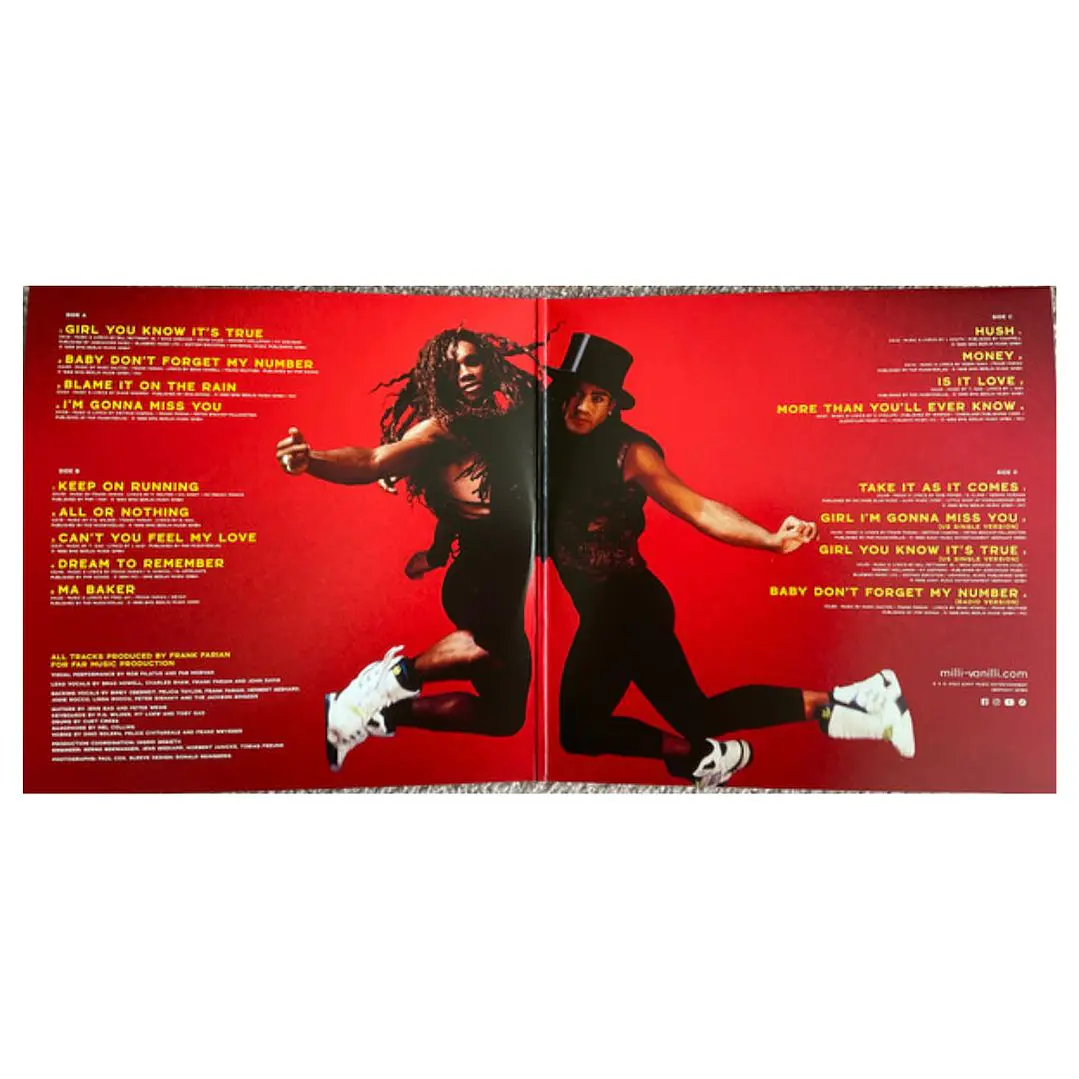 MILLI VANILLI - THE BEST OF (35TH ANNIVERSARY) (2LP) / VINILO 4