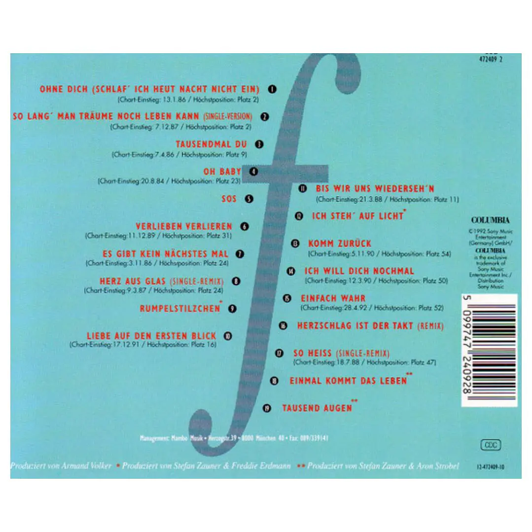 MUNCHENER FREIHEIT - GREATEST HITS / CD 2