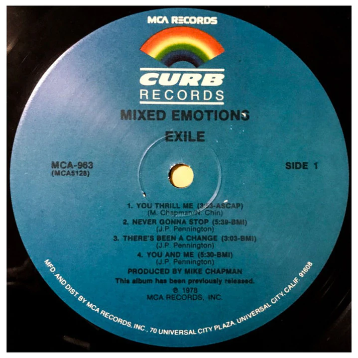 EXILE - MIXED EMOTIONS / VINILO USADO 3