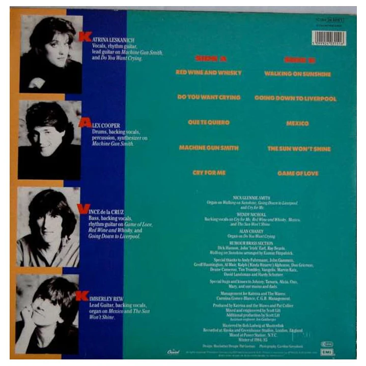 KATRINA AND THE WAVES - KATRINA AND THE WAVES / VINILO USADO 2