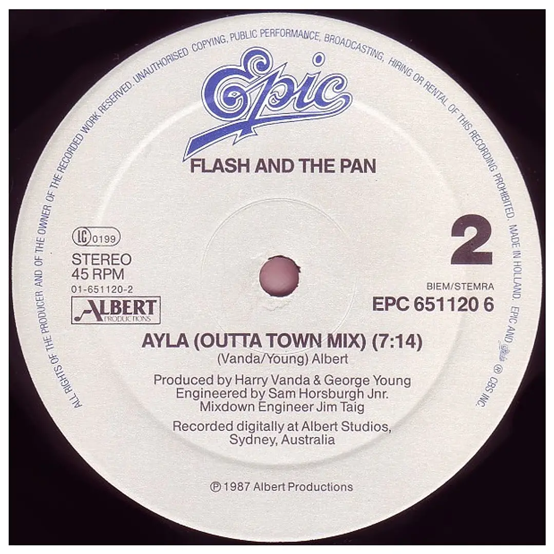 FLASH & THE PAN - AYLA (THE MIXES) / 12