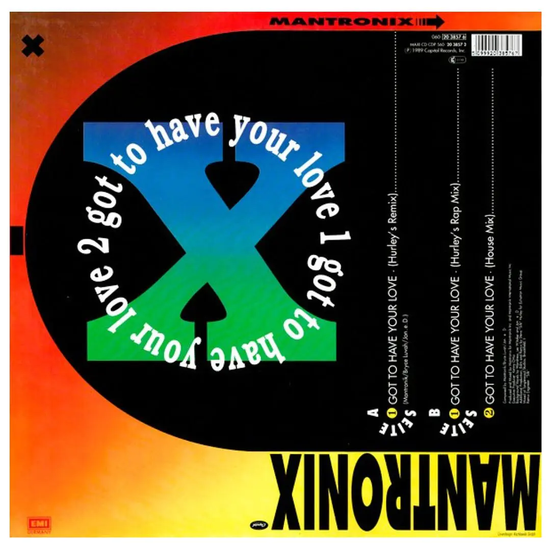 MANTRONIX - GOT TO HAVE YOUR LOVE (REMIX) / 12