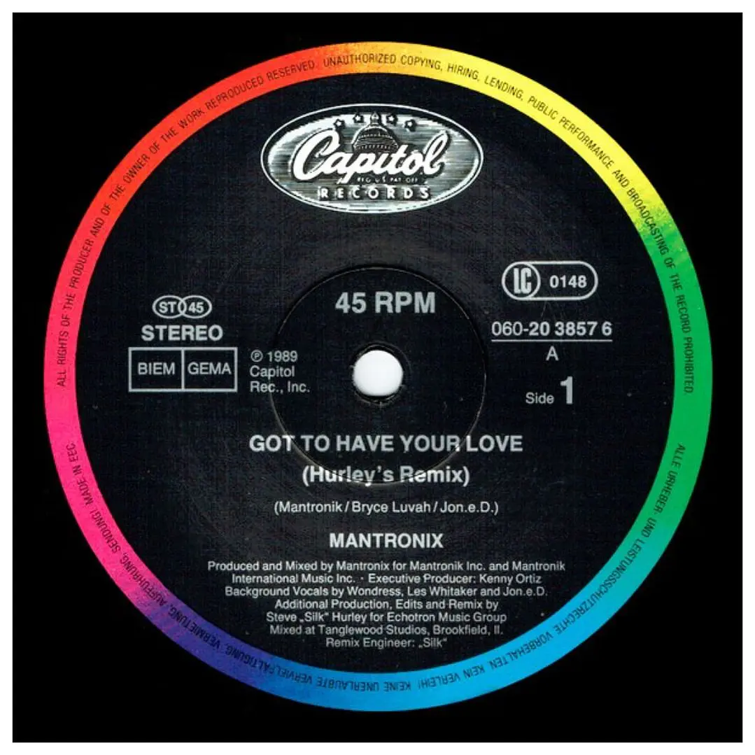 MANTRONIX - GOT TO HAVE YOUR LOVE (REMIX) / 12