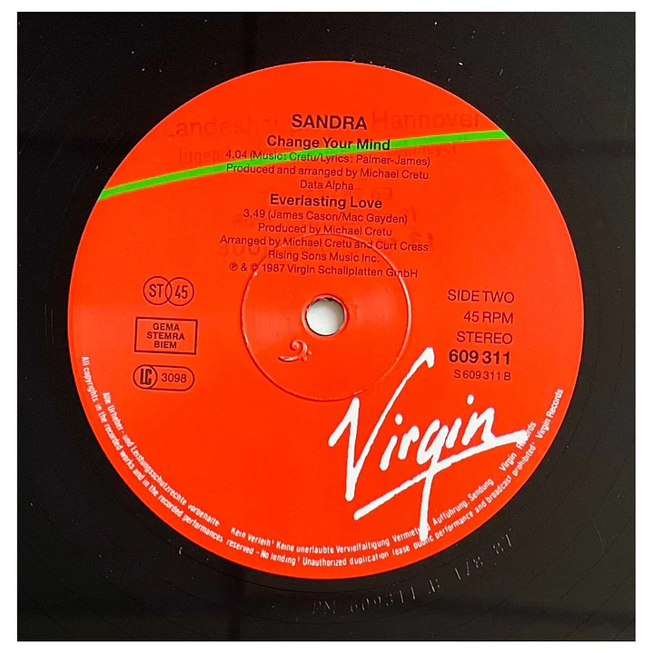 SANDRA - EVERLASTING LOVE / 12