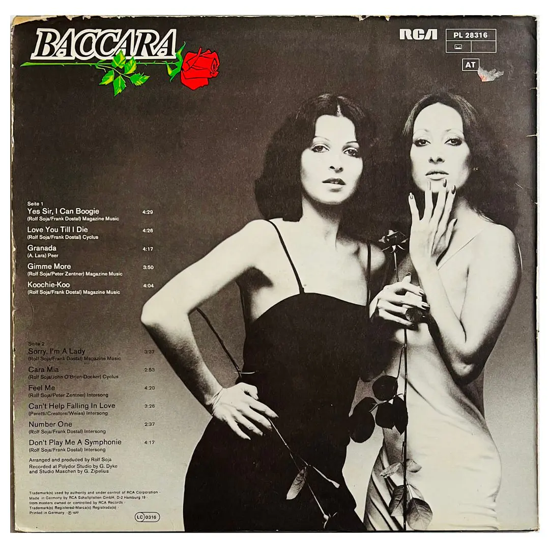 BACCARA - BACCARA / VINILO USADO  2