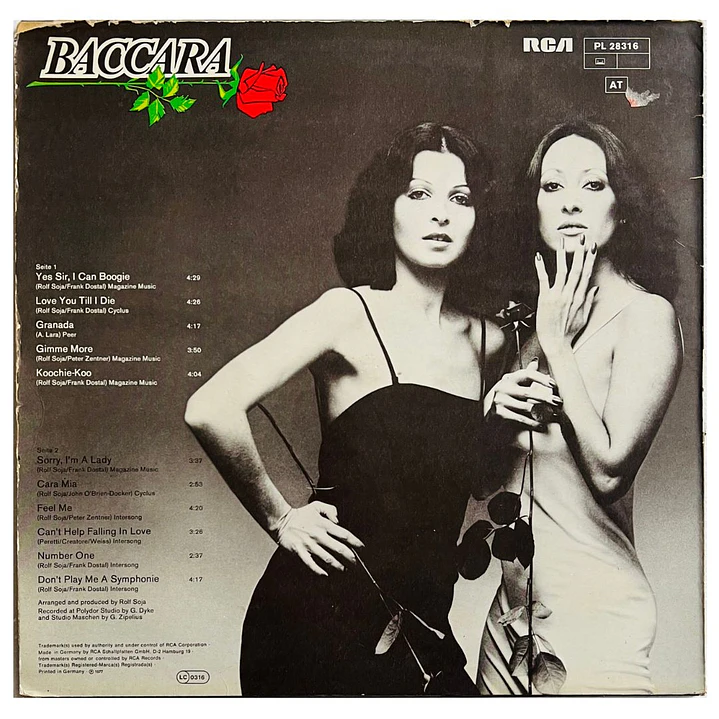 BACCARA - BACCARA / VINILO USADO  2