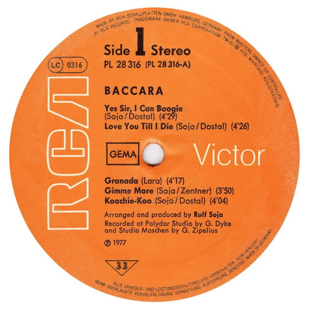 BACCARA - BACCARA / VINILO USADO  3