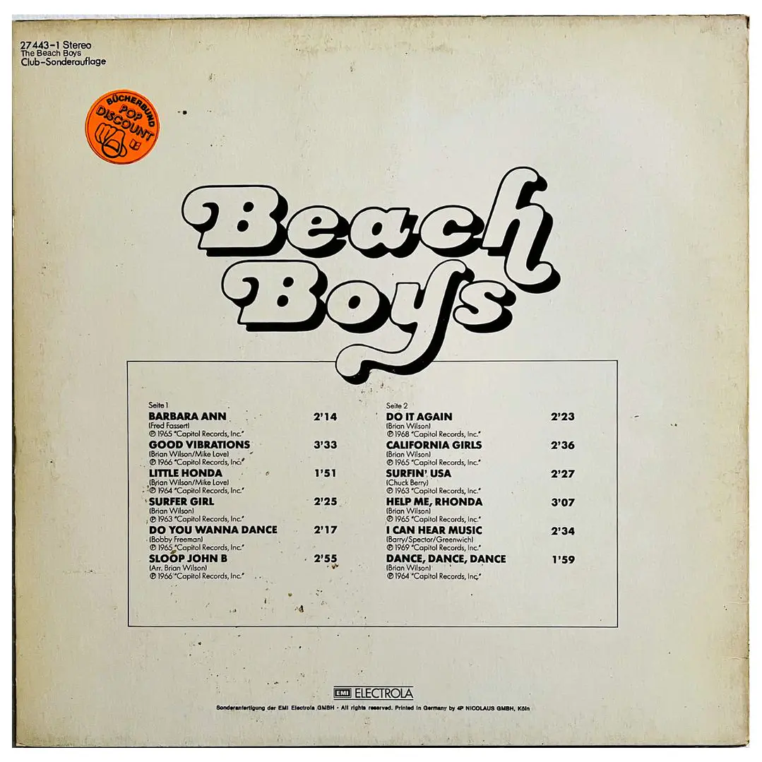 BEACH BOYS - BEACH BOYS HITS / VINILO USADO 2