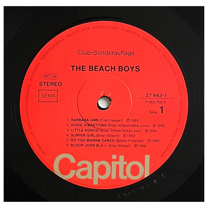 BEACH BOYS - BEACH BOYS HITS / VINILO USADO 3