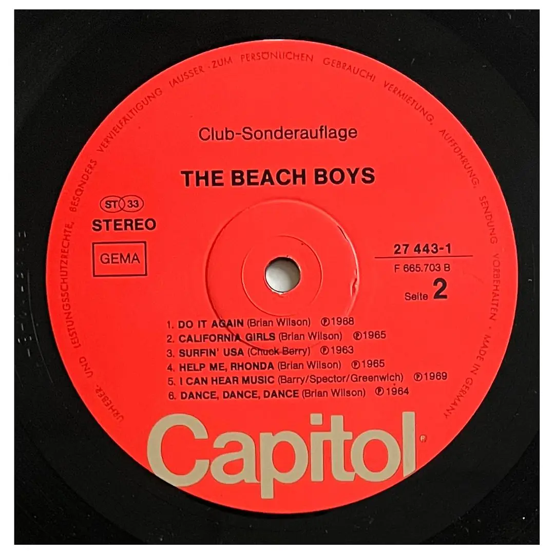 BEACH BOYS - BEACH BOYS HITS / VINILO USADO 4