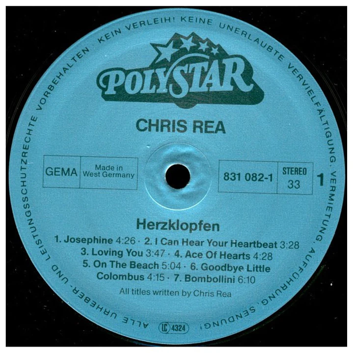 CHRIS REA - GREATEST HITS COLLECTION / VINILO USADO 3