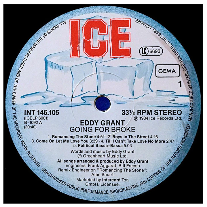 EDDY GRANT - GOING FOR BROKE / VINILO USADO 5