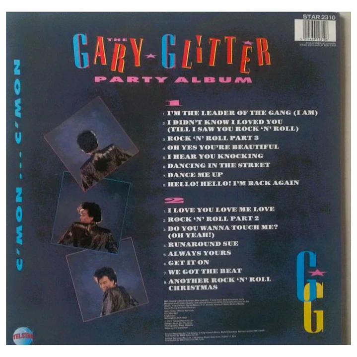 GARY GLITTER - THE PARTY ALBUM / VINILO USADO 2