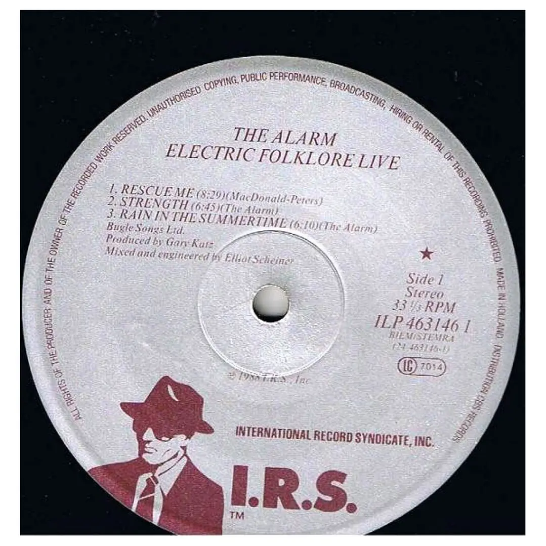 THE ALARM - ELECTRIC FOLKLORE LIVE / VINILO USADO 5