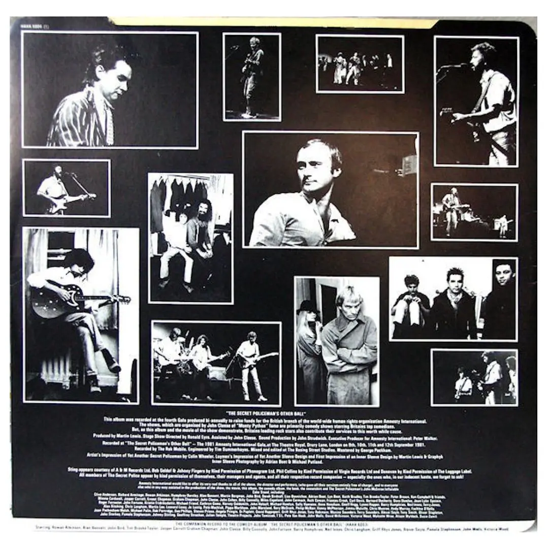 THE SECRET POLICEMAN'S OTHER BALL - THE MUSIC: VARIOUS / VINILO 4
