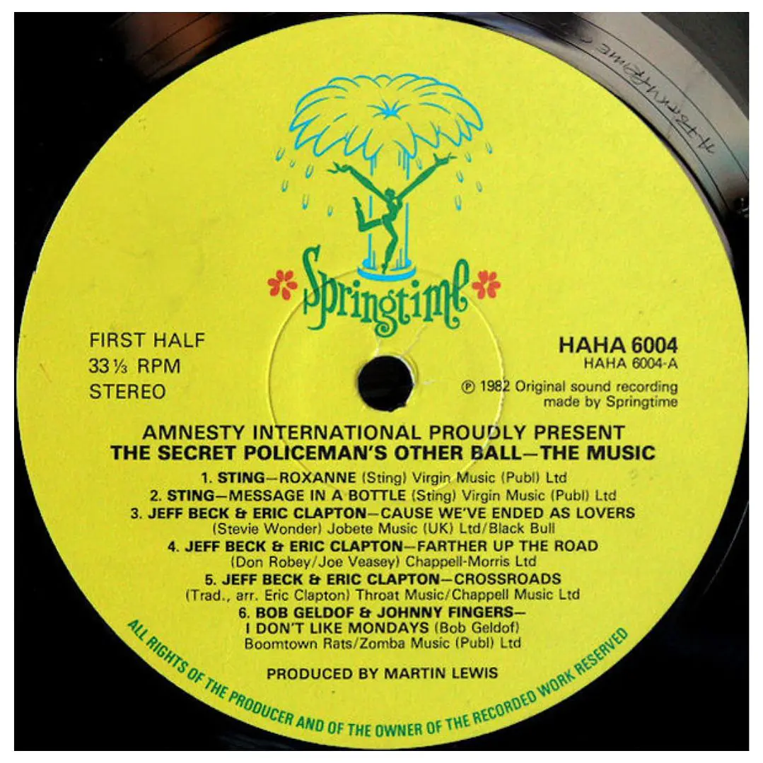 THE SECRET POLICEMAN'S OTHER BALL - THE MUSIC: VARIOUS / VINILO 5
