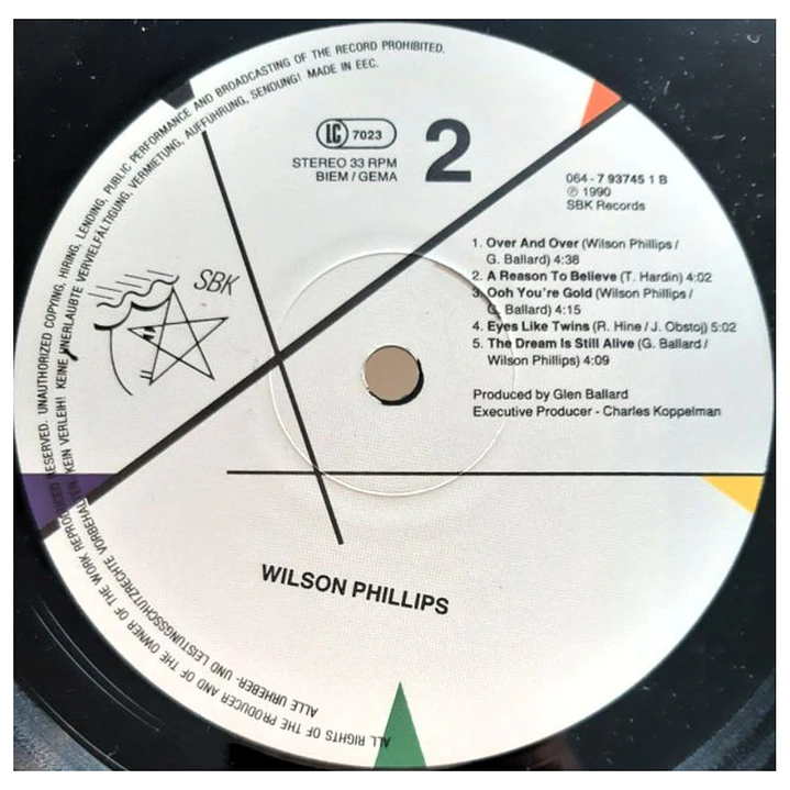 WILSON PHILLIPS - WILSON PHILLIPS / VINILO USADO 6