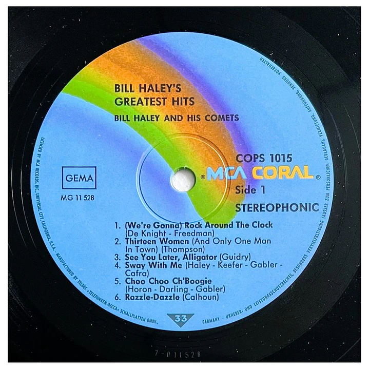 BILL HALEY AND HIS COMETS - GREATEST HITS / VINILO USADO 3