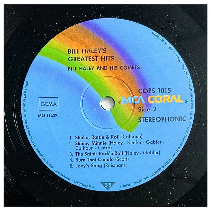 BILL HALEY AND HIS COMETS - GREATEST HITS / VINILO USADO 4