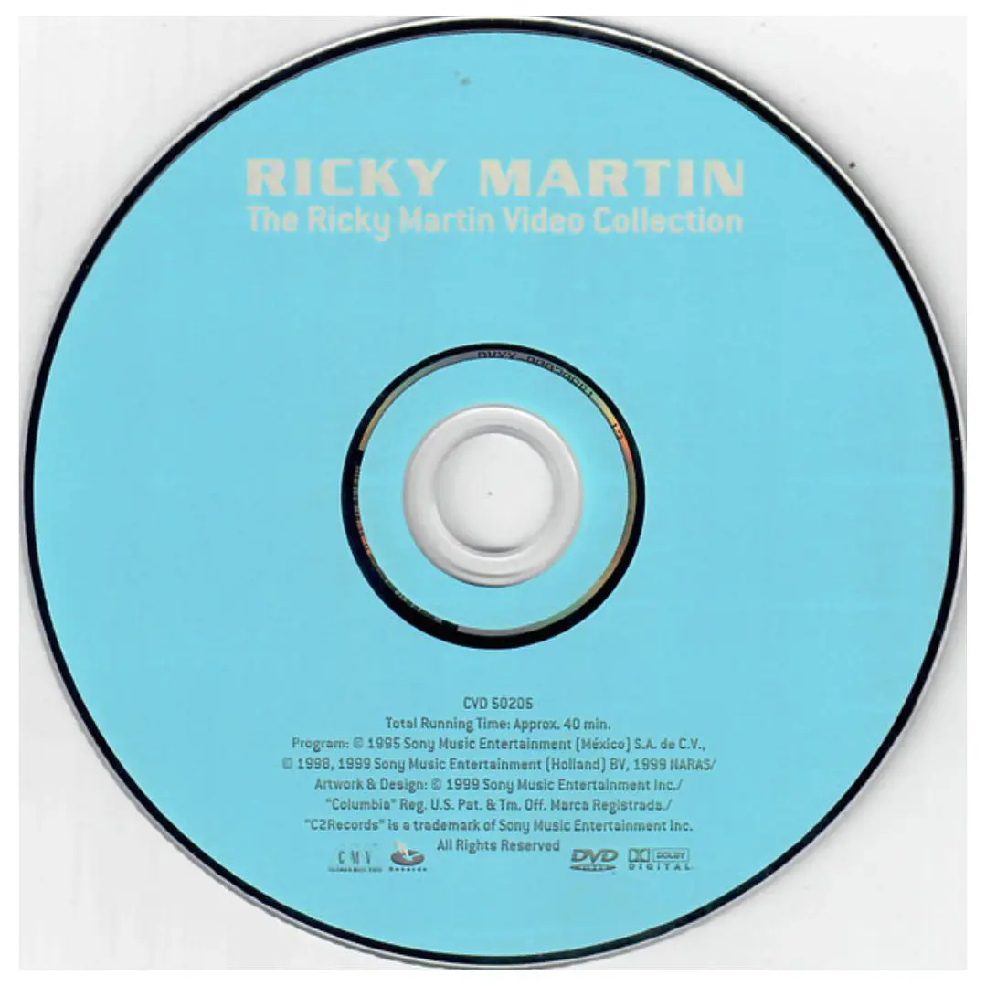 RICKY MARTIN - THE RICKY MARTIN VIDEO COLLECTION / DVD 3