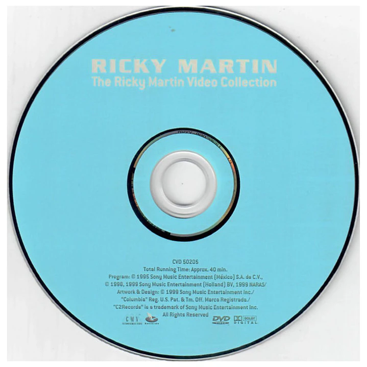 RICKY MARTIN - THE RICKY MARTIN VIDEO COLLECTION / DVD 3