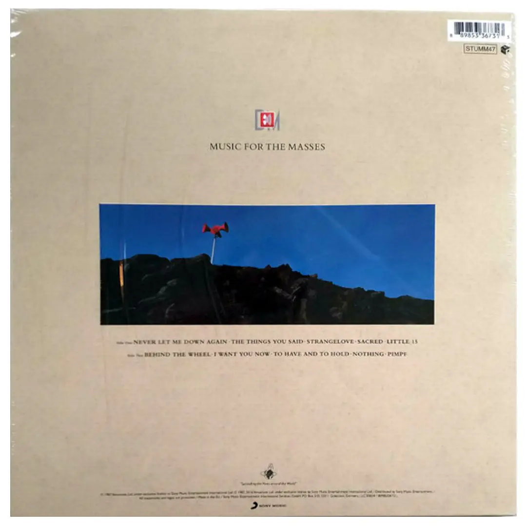 DEPECHE MODE - MUSIC FOR THE MASSES (GATEFOLD) / VINILO 2