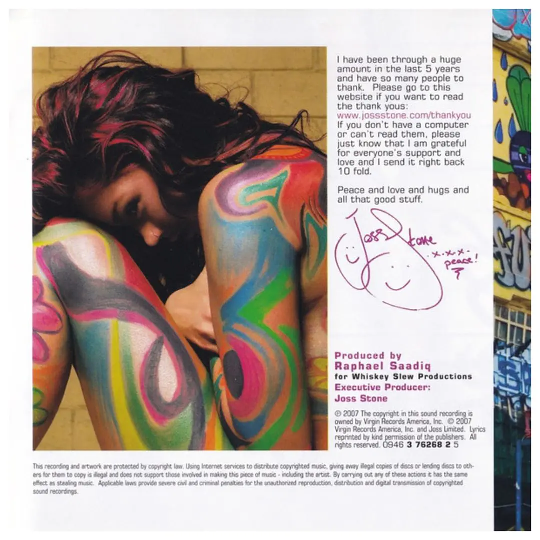 JOSS STONE - INTRODUCING JOSS STONE (USA 2007) / CD USADO 4