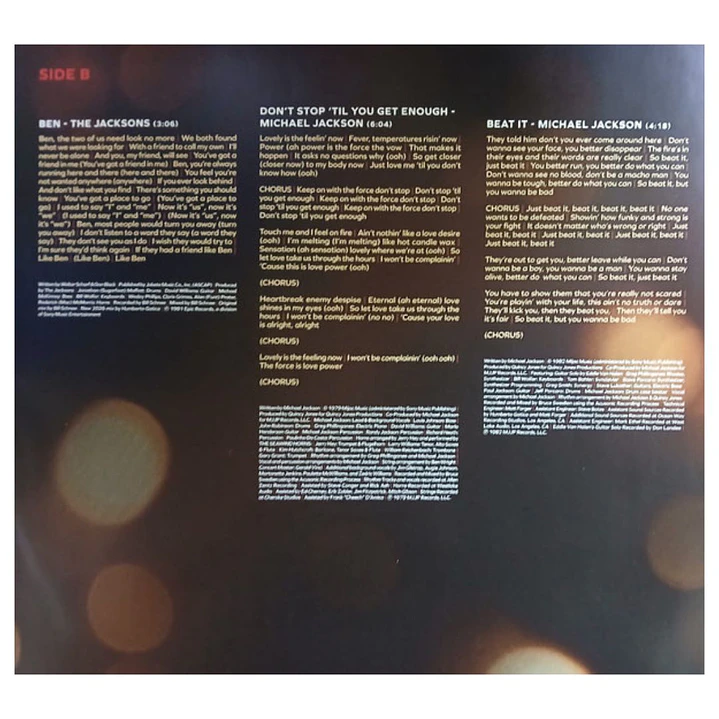 MICHAEL JACKSON - MICHAEL: SOUNDTRACK (2LP) / VINILO 6