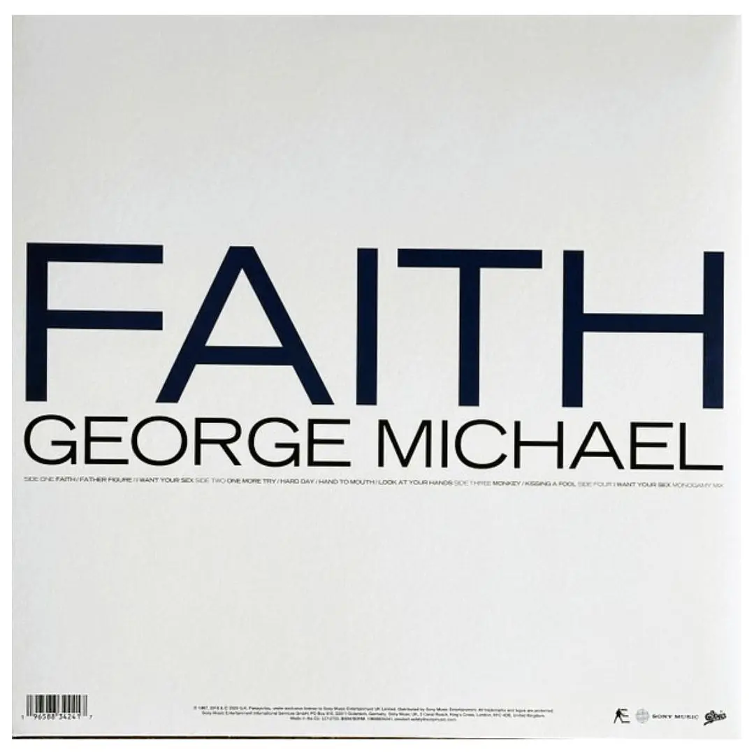 GEORGE MICHAEL - FAITH (RED AND BLACK MARBLED) (2LP) / VINILO 2