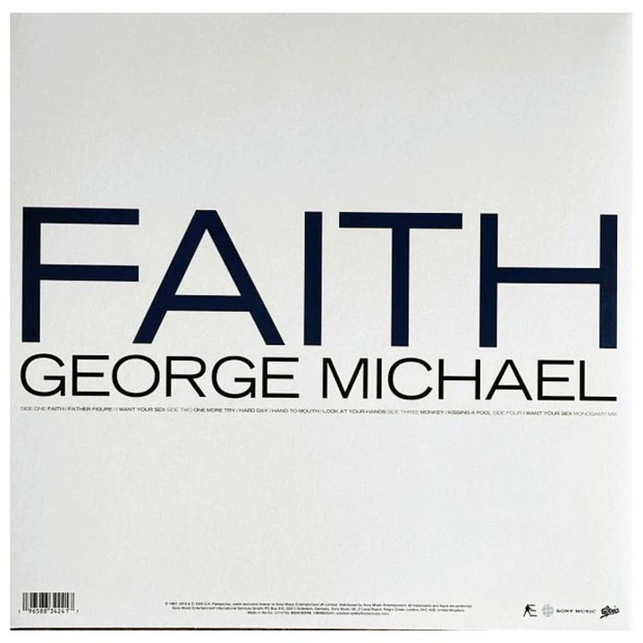 GEORGE MICHAEL - FAITH (RED AND BLACK MARBLED) (2LP) / VINILO 2
