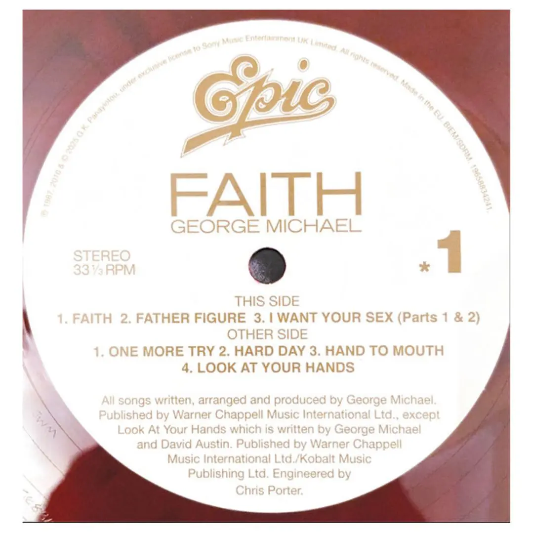 GEORGE MICHAEL - FAITH (RED AND BLACK MARBLED) (2LP) / VINILO 7