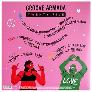 GROOVE ARMADA - GA25 (BLUE & YELLOW VINYL) (2LP) / VINILO