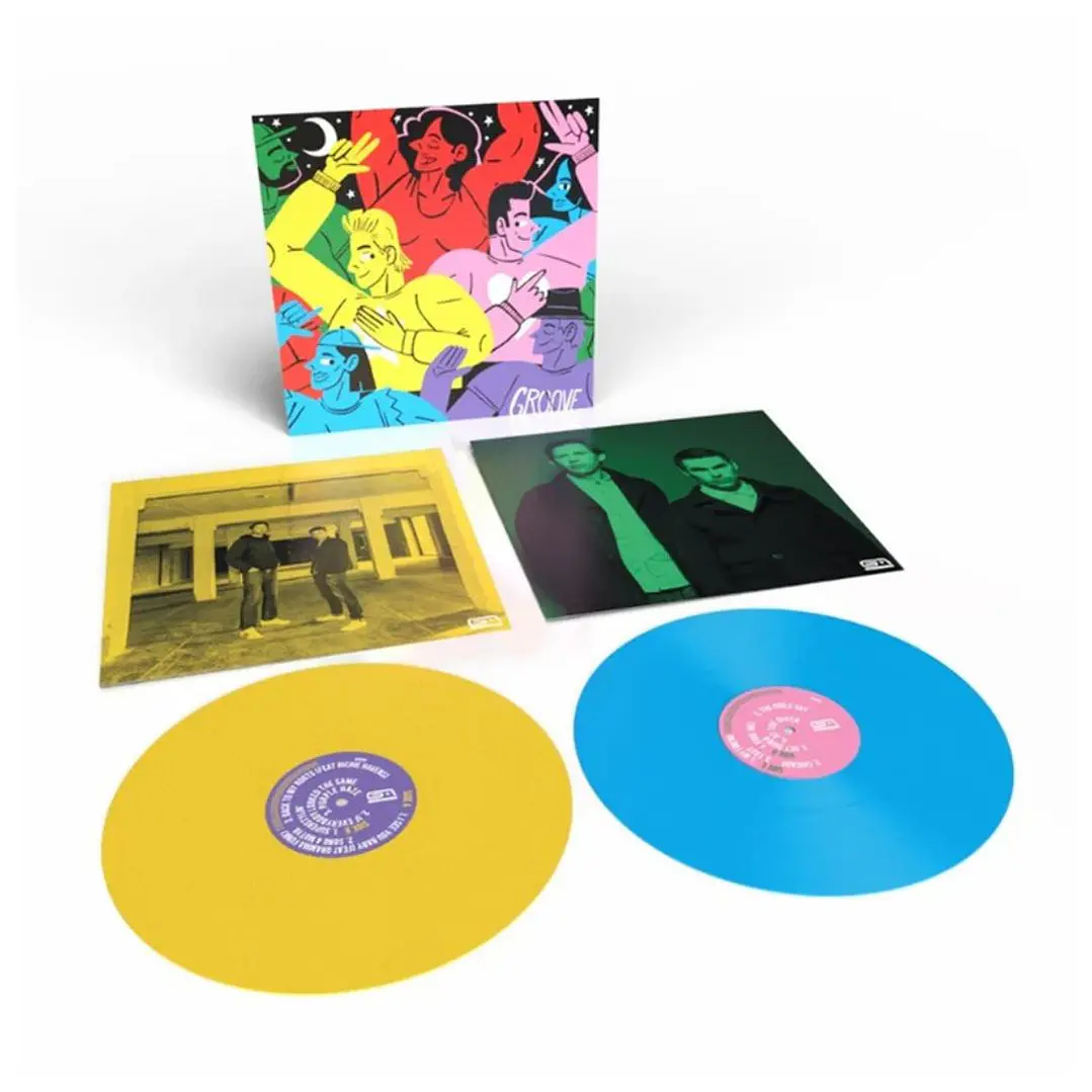 GROOVE ARMADA - GA25 (BLUE & YELLOW VINYL) (2LP) / VINILO 3