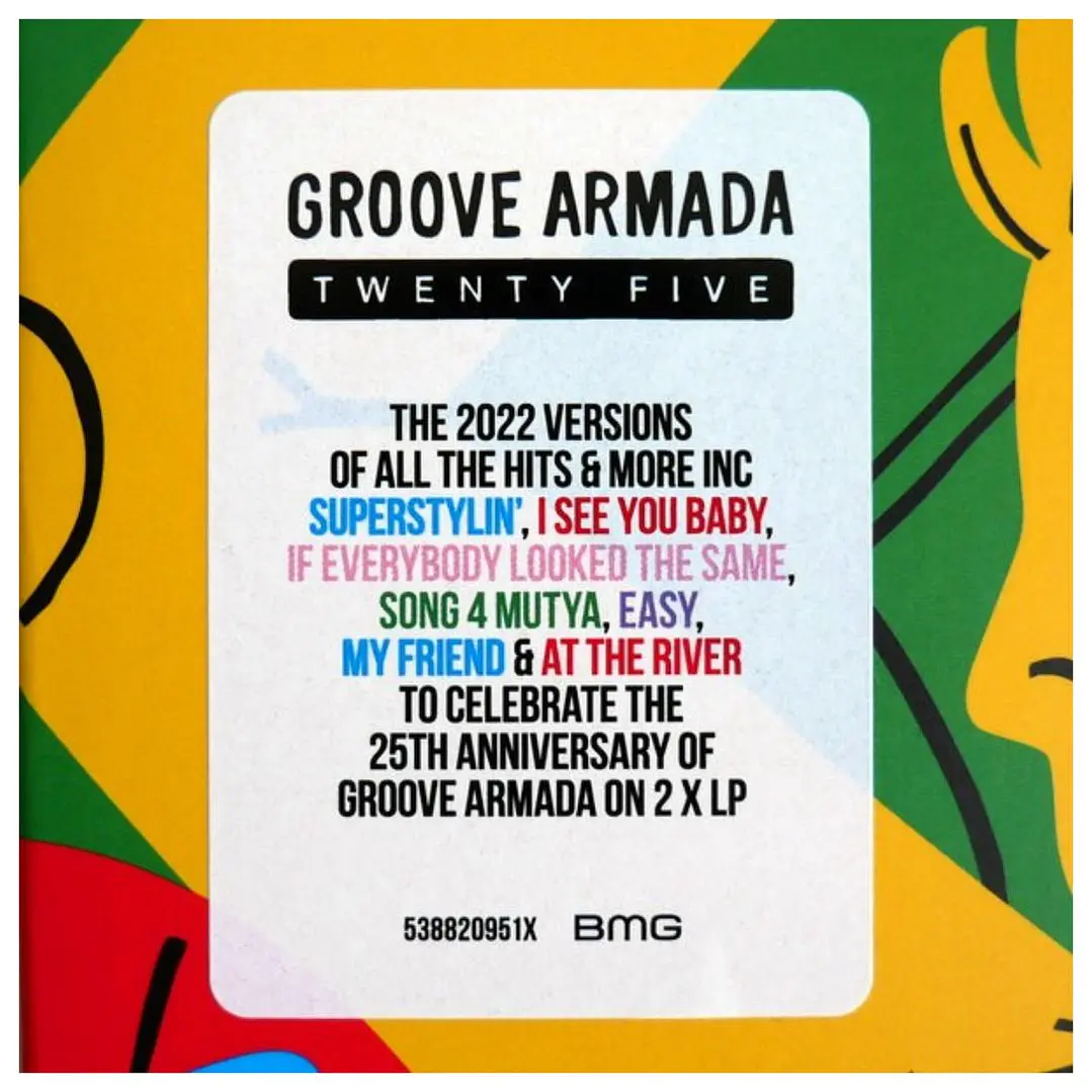 GROOVE ARMADA - GA25 (BLUE & YELLOW VINYL) (2LP) / VINILO 4