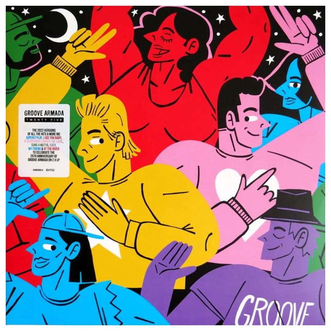 GROOVE ARMADA - GA25 (BLUE & YELLOW VINYL) (2LP) / VINILO 9
