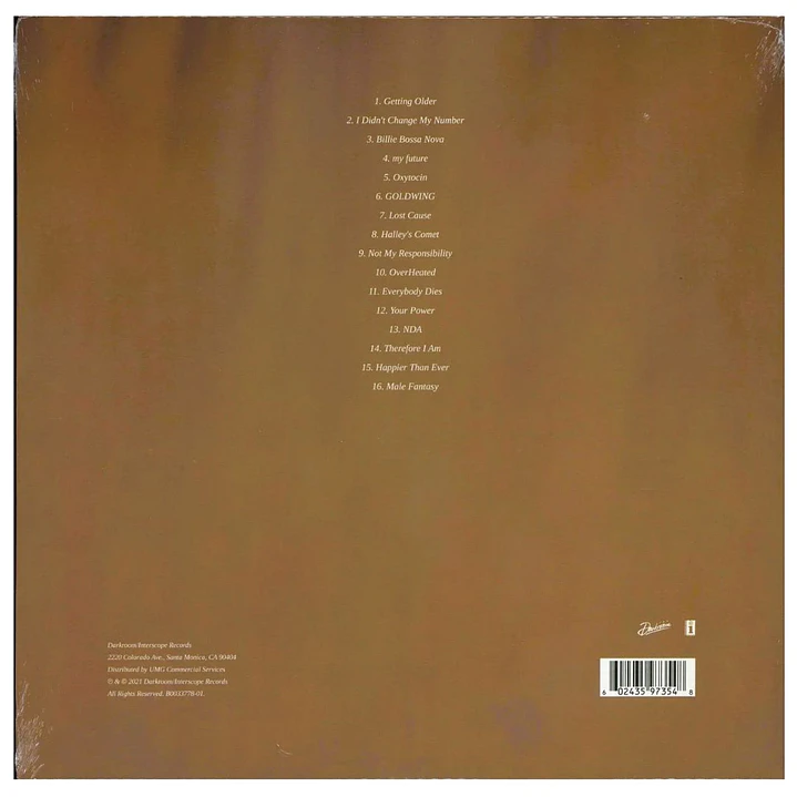 BILLIE EILISH - HAPPIER THAN EVER (2LP) / VINILO 2