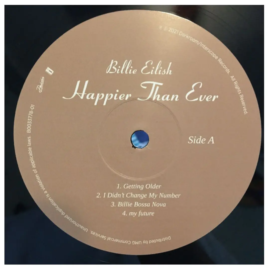 BILLIE EILISH - HAPPIER THAN EVER (2LP) / VINILO 8