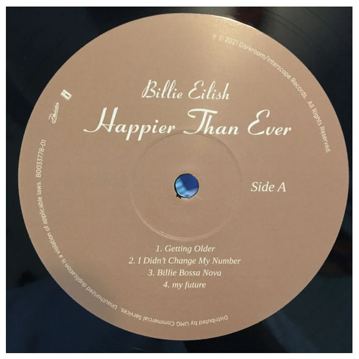 BILLIE EILISH - HAPPIER THAN EVER (2LP) / VINILO 8