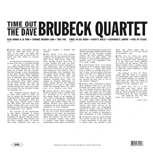 DAVE BRUBECK QUARTET - TIME OUT / VINILO