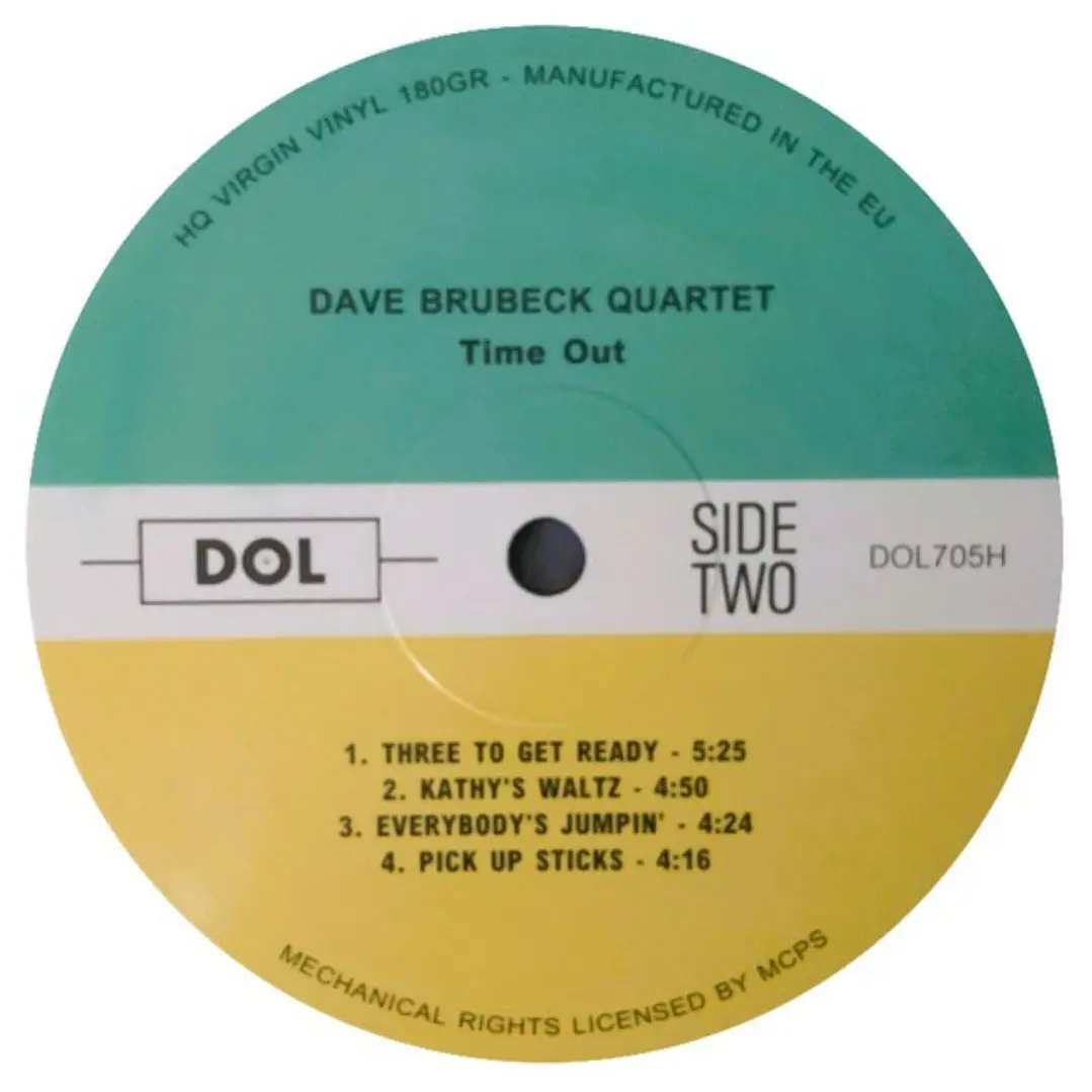 DAVE BRUBECK QUARTET - TIME OUT / VINILO 5