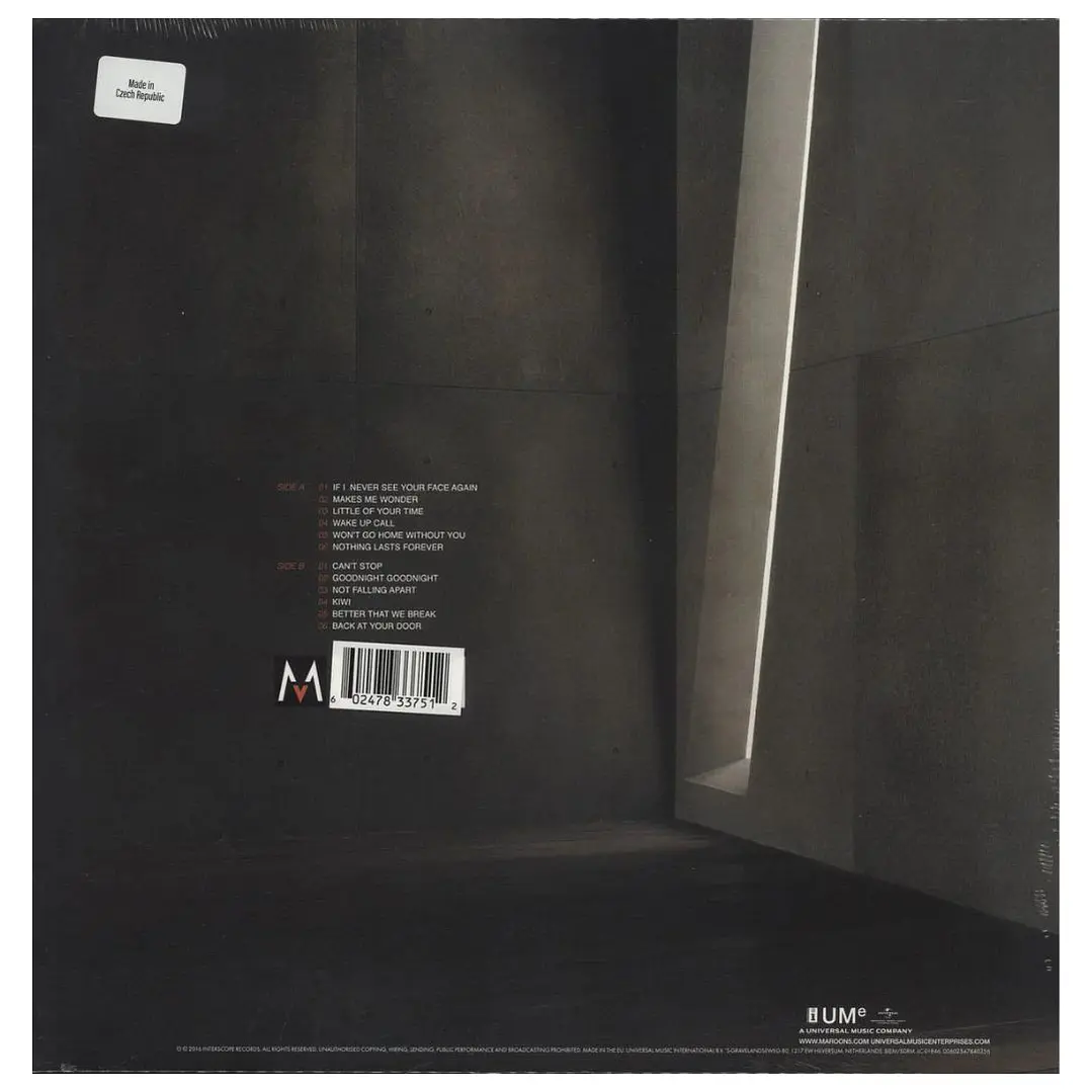 MAROON 5 - IT WON'T BE SOON BEFORE LONG / VINILO 2