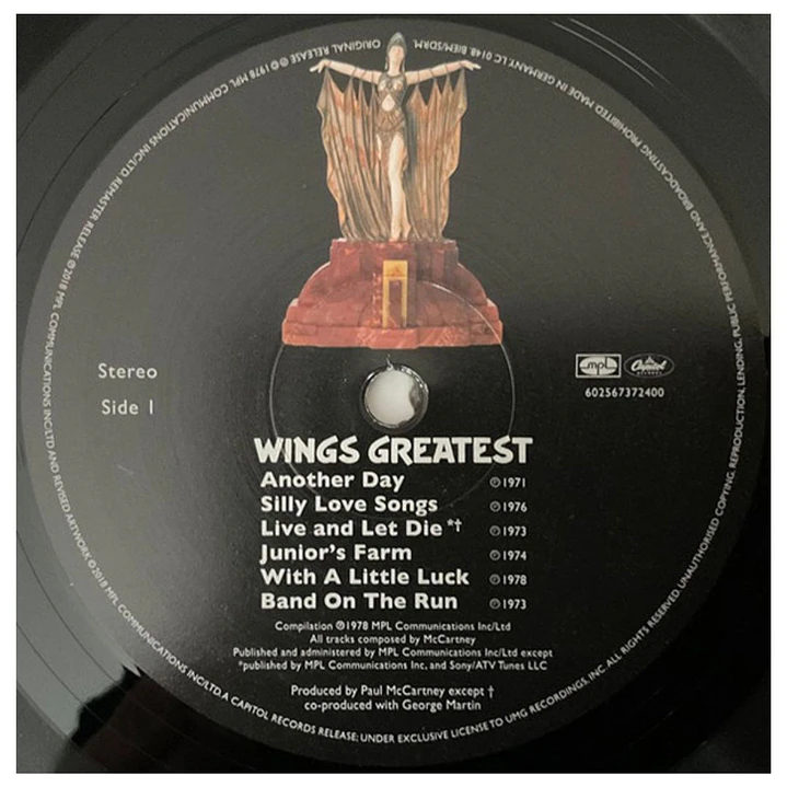 PAUL MCCARTNEY & WINGS - GREATEST / VINILO 6