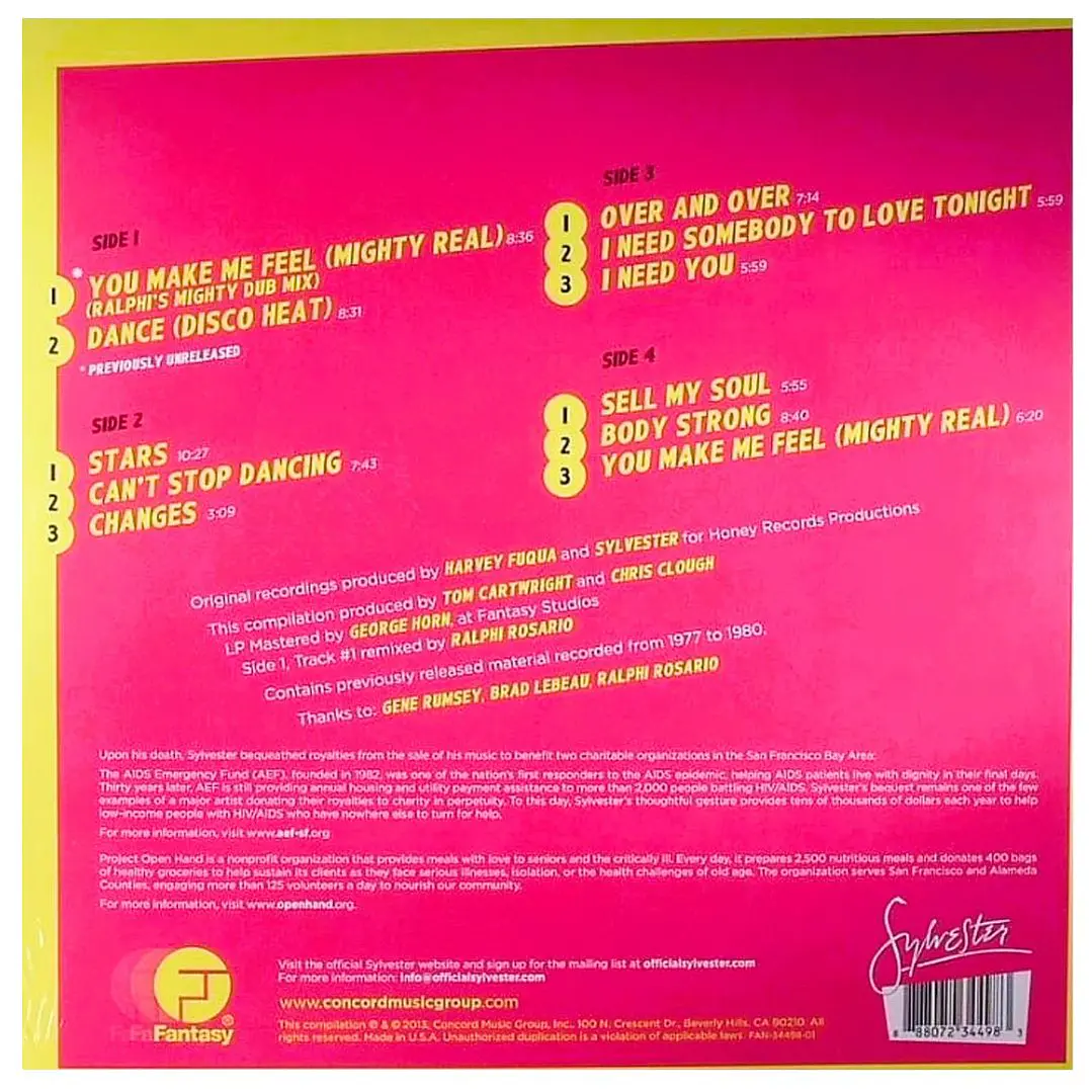 SYLVESTER - MIGHTY REAL: GREATEST DANCE HITS (2LP) / VINILO 2