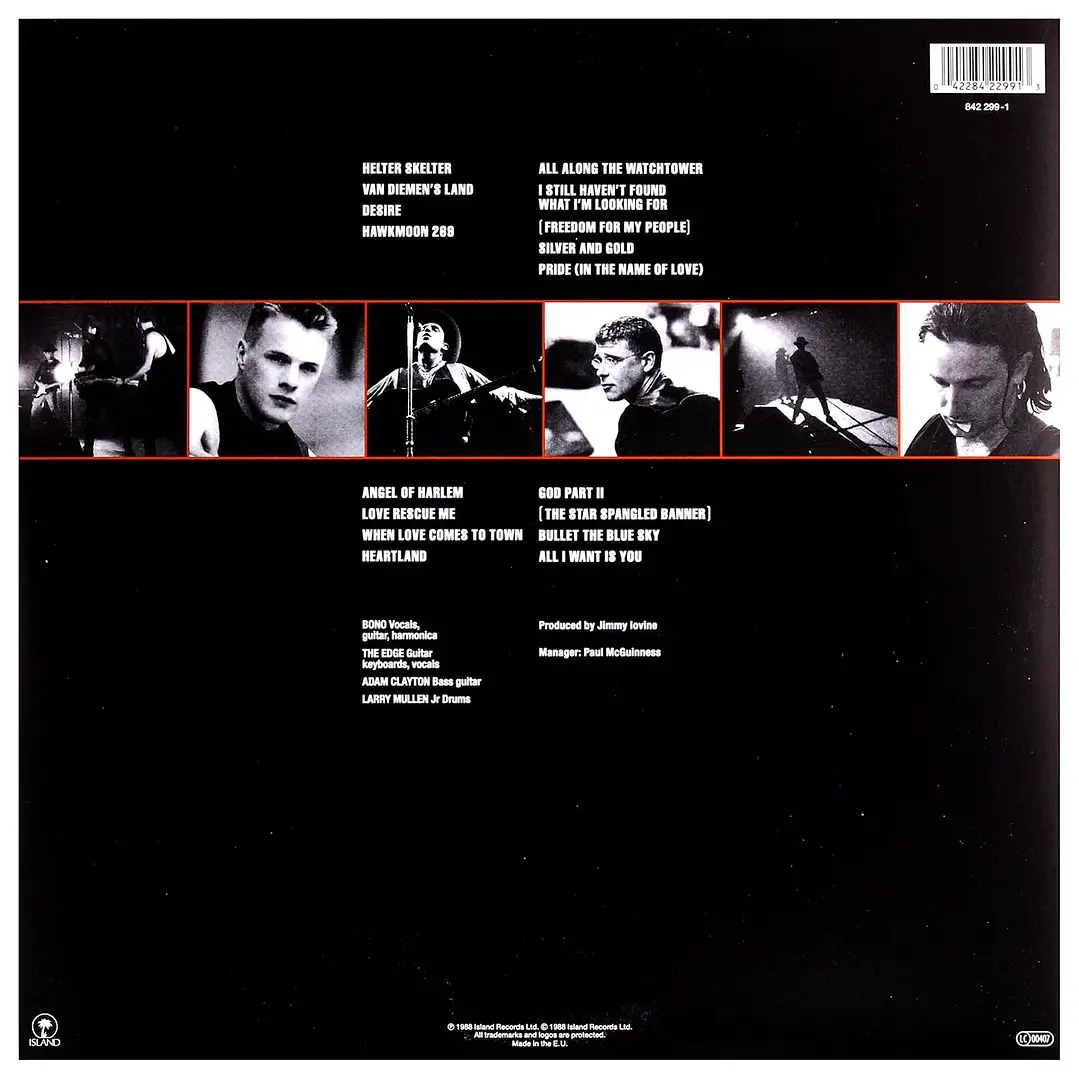 U2 - RATTLE AND HUM (2LP) / VINILO 2