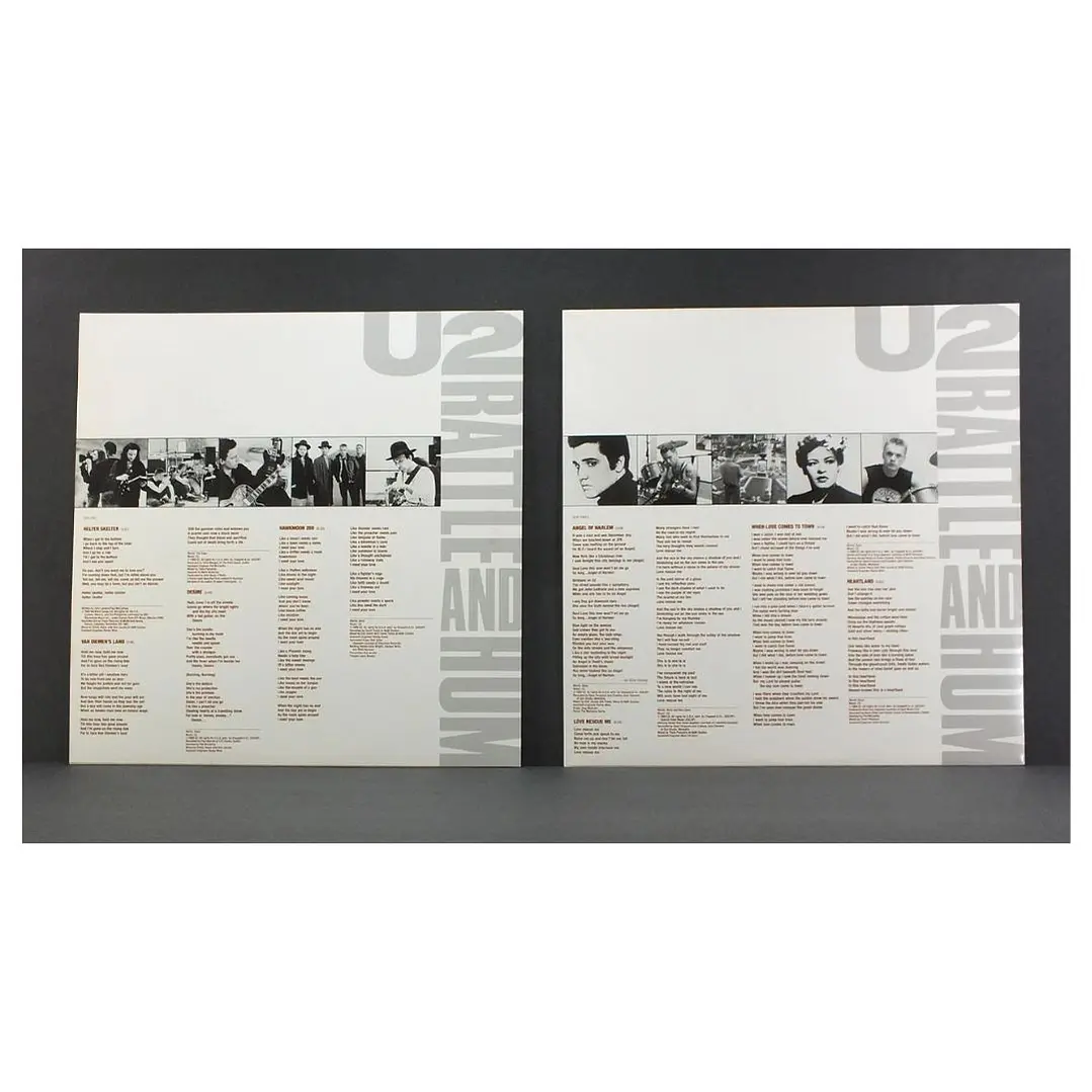 U2 - RATTLE AND HUM (2LP) / VINILO 8