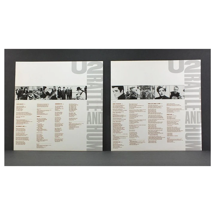 U2 - RATTLE AND HUM (2LP) / VINILO 8