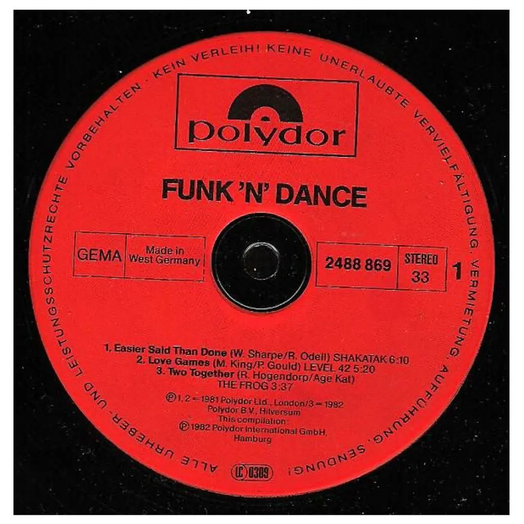 FUNK 'N' DANCE - VARIOUS / VINILO USADO 3