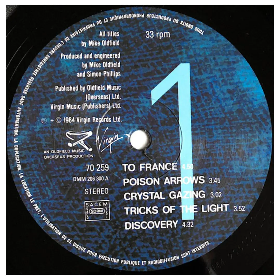 MIKE OLDFIELD - DISCOVERY / VINILO USADO 5