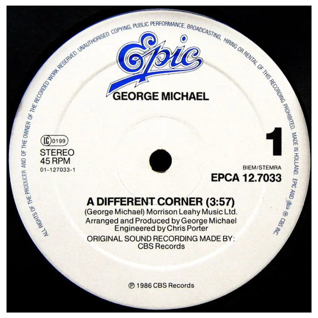 GEORGE MICHAEL - A DIFFERENT CORNER / 12