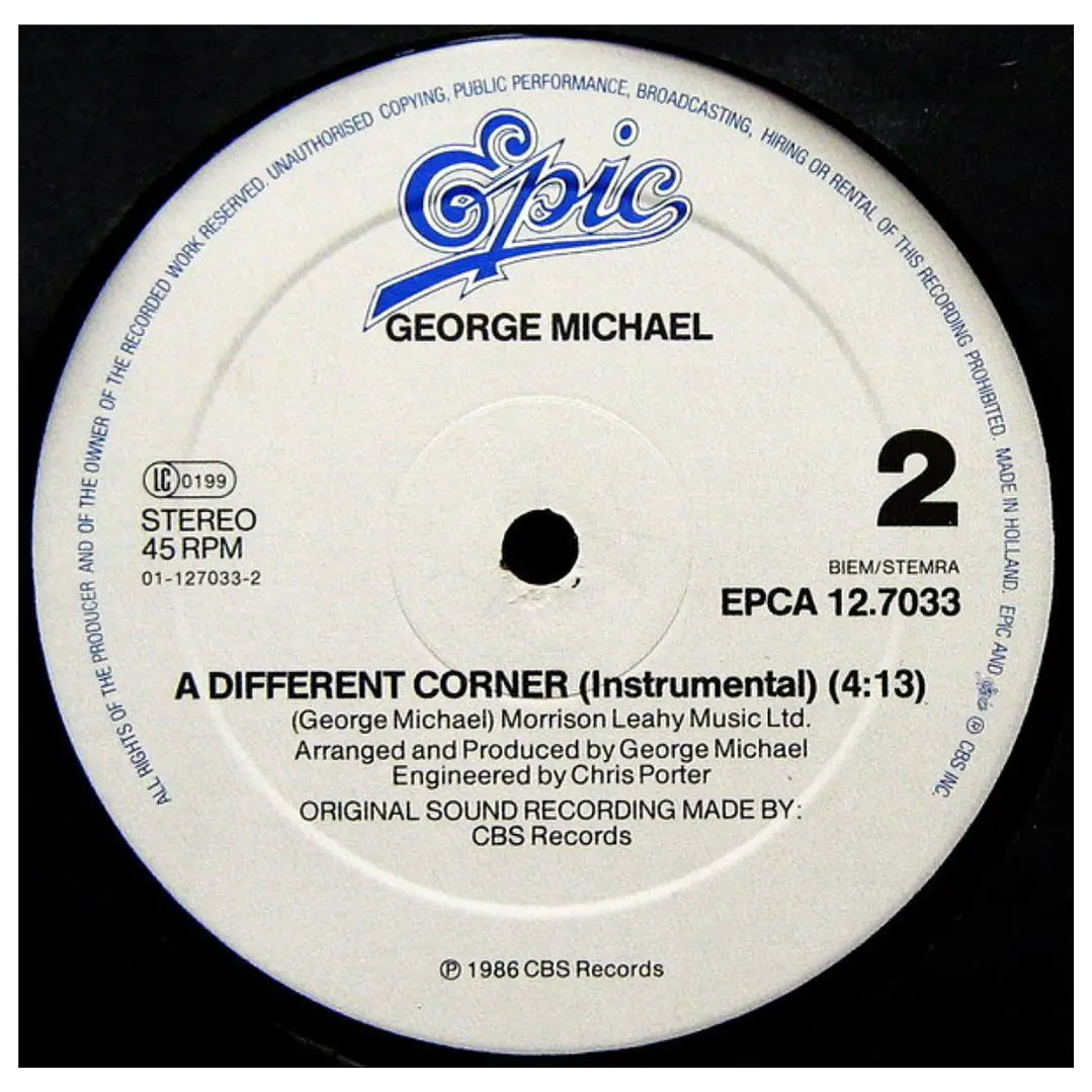 GEORGE MICHAEL - A DIFFERENT CORNER / 12